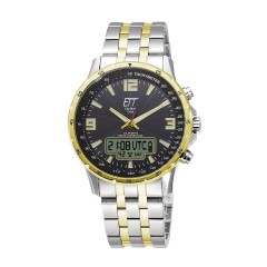 Solar Drive Funk Herrenuhr Hunter II World Timer EGS-11302-22M