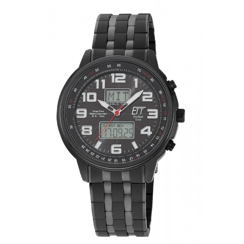 Funk Solar Drive Herren Hunter II Edelstahl EGS-11390-25M