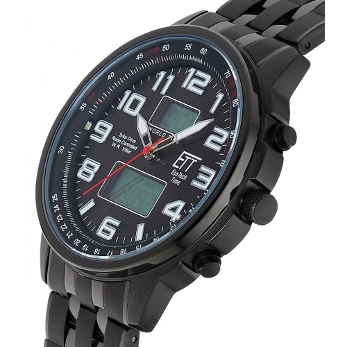 Funk Solar Drive Herren Hunter II Edelstahl EGS-11390-25M