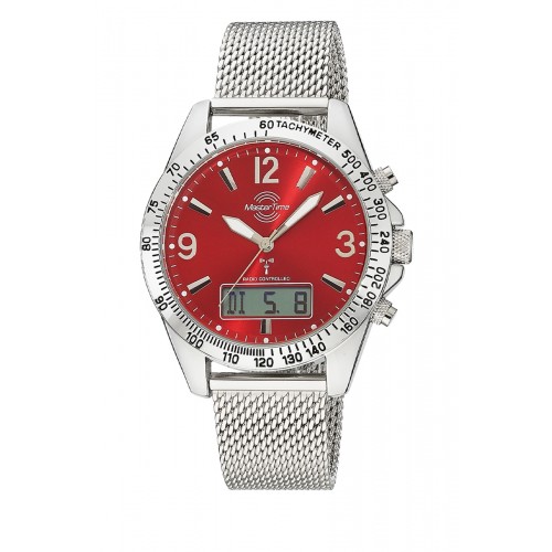 Funk Quarz Herren Sporty Big Date Chronograph Metall MTGA-10963-32M