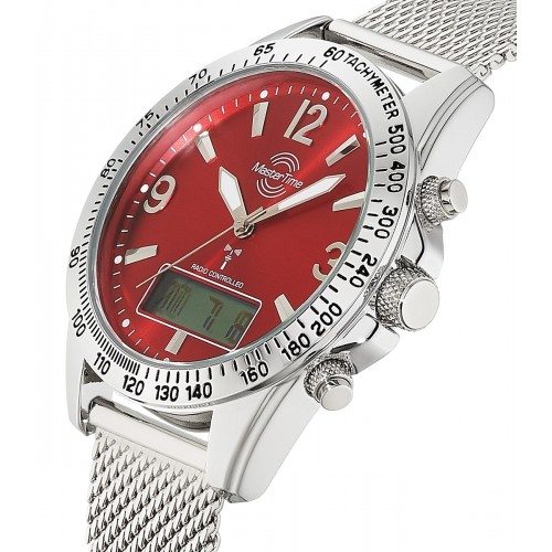 Funk Quarz Herren Sporty Big Date Chronograph Metall MTGA-10963-32M
