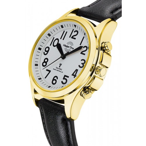 Funk Quarz Damen Sprechende Uhr Metall MTLA-10942-12L
