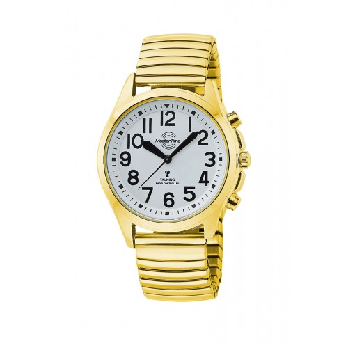 Funk Quarz Damen Sprechende Uhr Metall MTLA-10706-60M